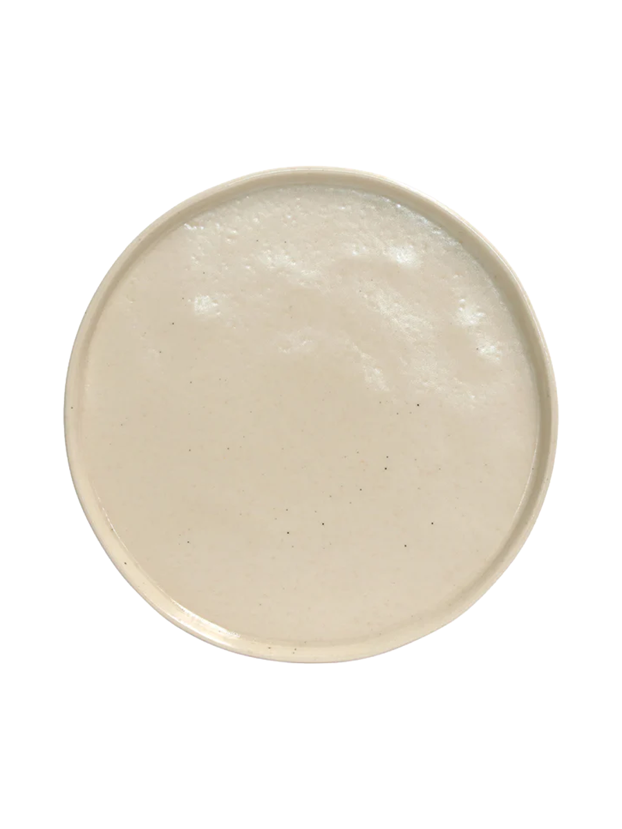 
Handmade Dinner Plate "Lagoa" - Stone, Beige