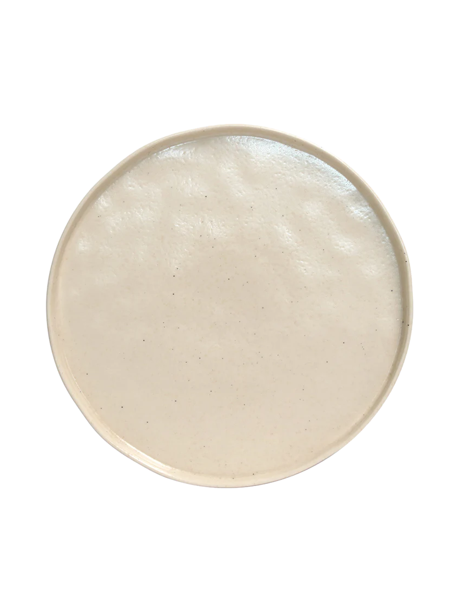 
Handmade "Lagoa" Charger Plate - Stone, Beige