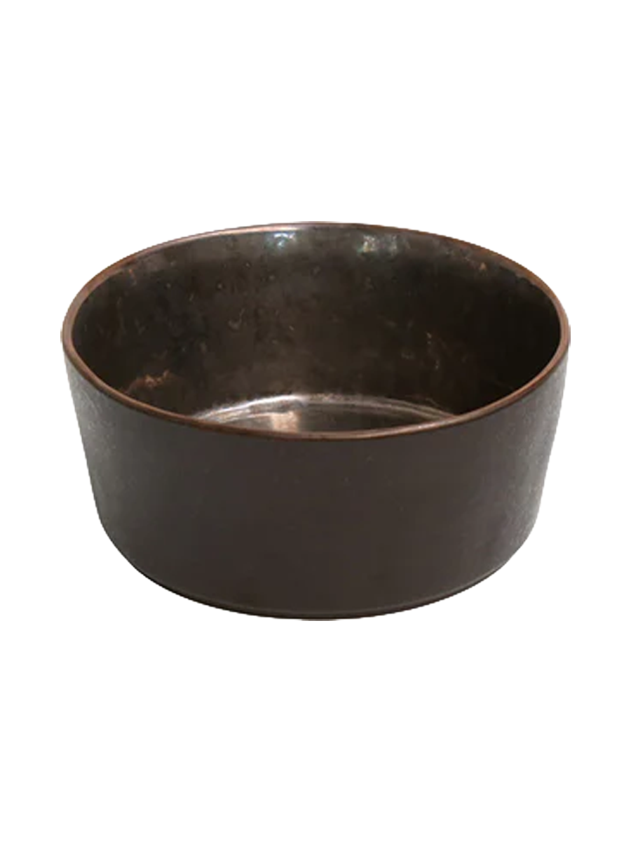 
Handmade Soup & Cereal Bowl "Lagoa" - Metallic
