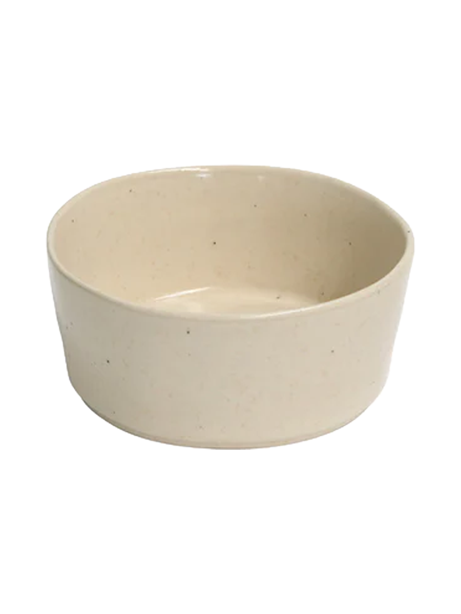 
Handmade Soup & Cereal Bowl "Lagoa" - Stone, Beige