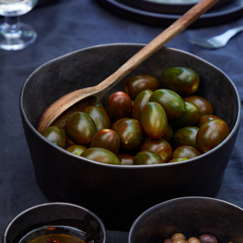 
Handcrafted Serving Bowl "Lagoa" - Metallic