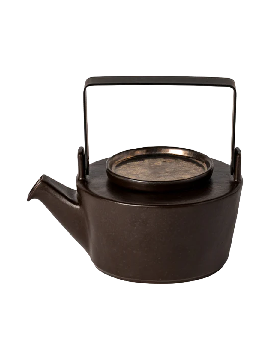 
Handmade Teapot "Lagoa" with Infuser - Metallic