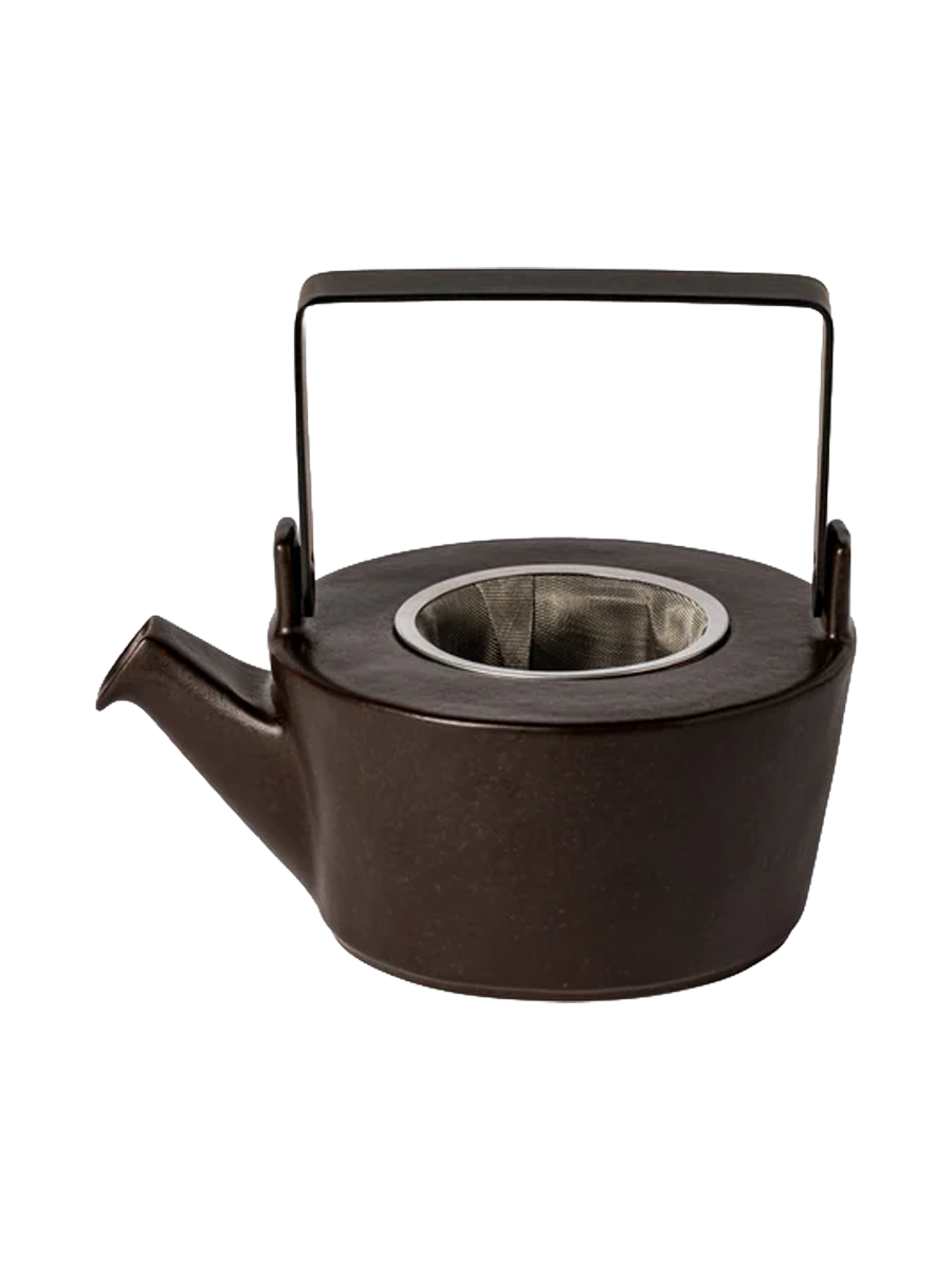 
Handmade Teapot "Lagoa" with Infuser - Metallic