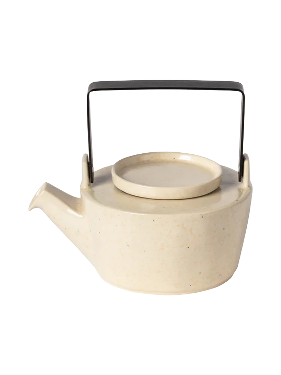 
Handmade Teapot "Lagoa" with Infuser - Stone, Beige