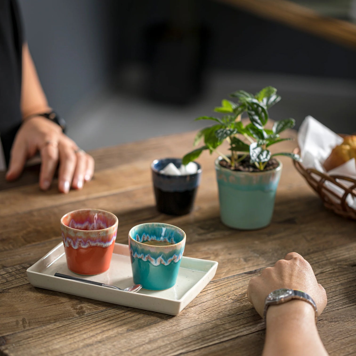 
Handmade "Grespresso Espresso" Mug - Turquoise