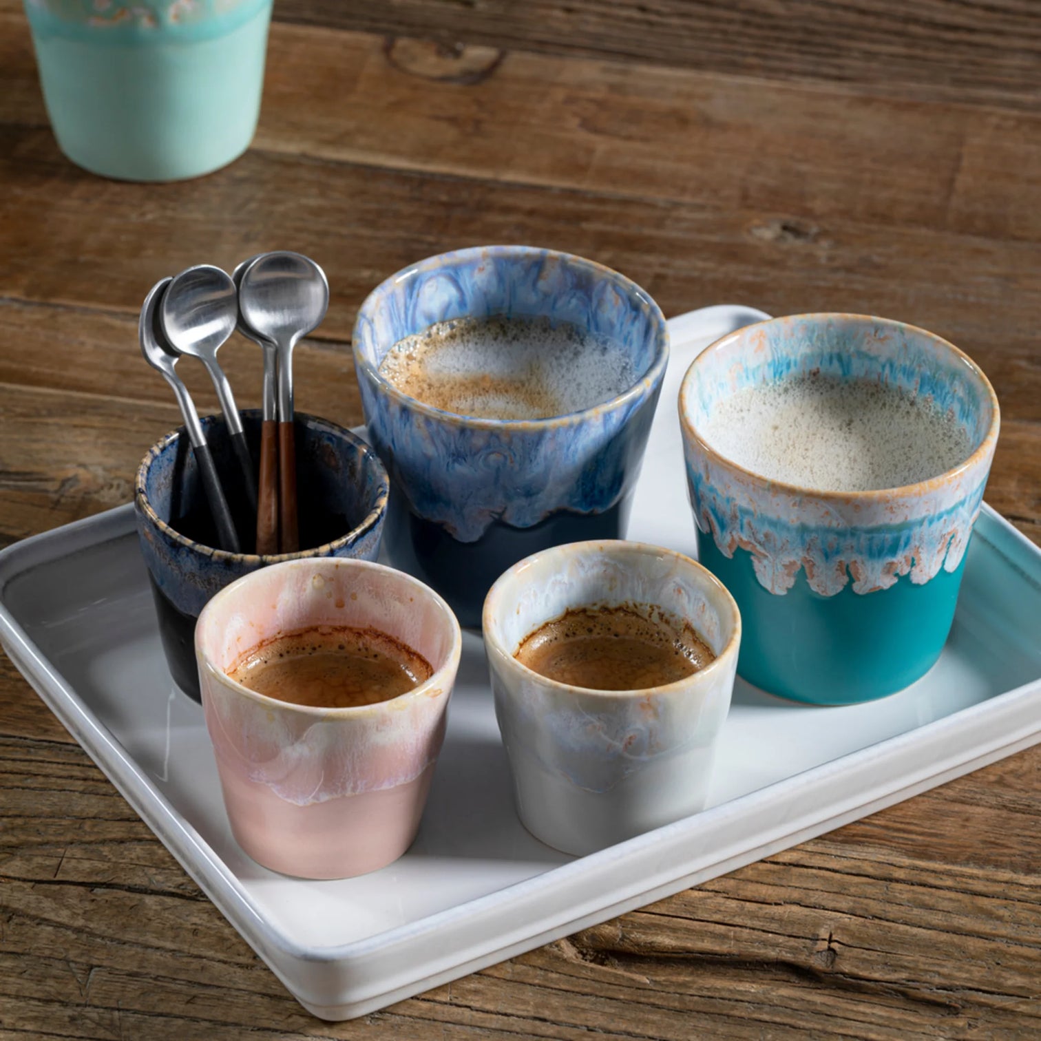 
Handmade "Grespresso Lungo" Mug - Denim