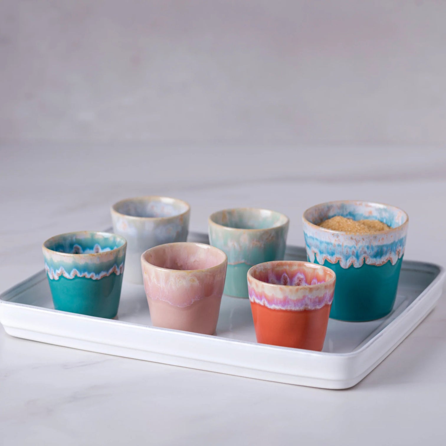 
Handmade "Grespresso Lungo" Mug - Turquoise