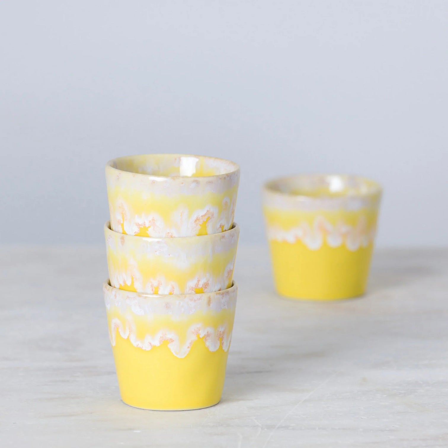 
Handmade "Grespresso Lungo" Mug - Yellow