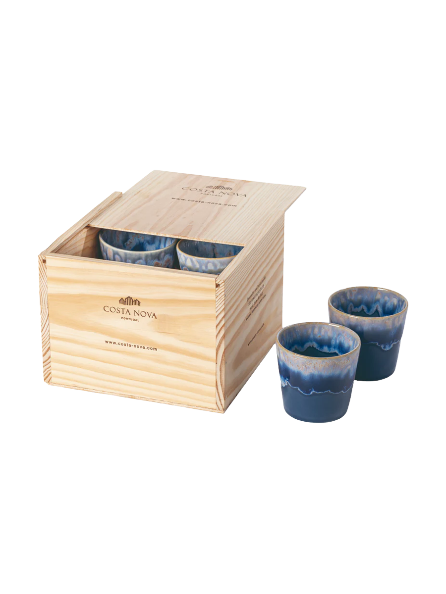 
Coffret cadeau Grespresso « Lungo » 8 pièces - Denim