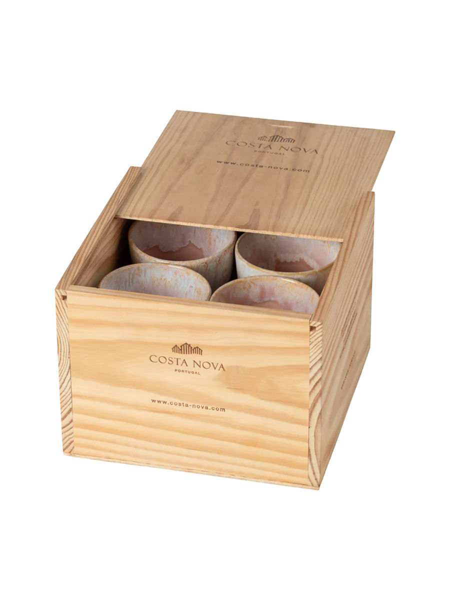 
Coffret cadeau Grespresso « Lungo » 8 pièces - Rose pâle