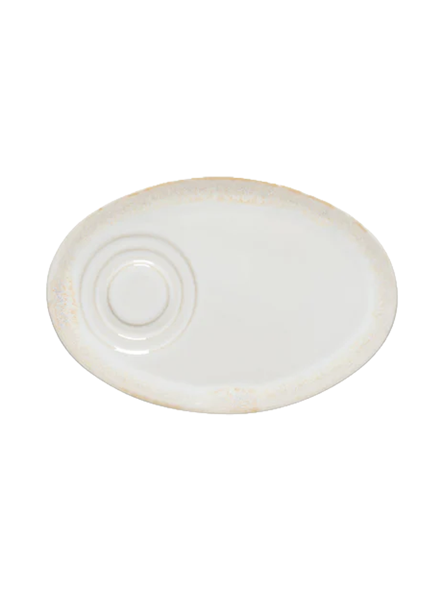 
Handmade "Grespresso" Saucer - White