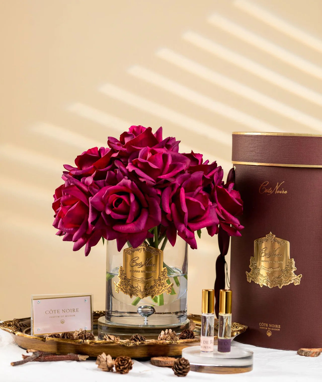 
Diffuseur de parfum d'ambiance de luxe « Luxury Grand Bouquet » - Rouge carmin