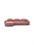 Satin trim Salmon pink