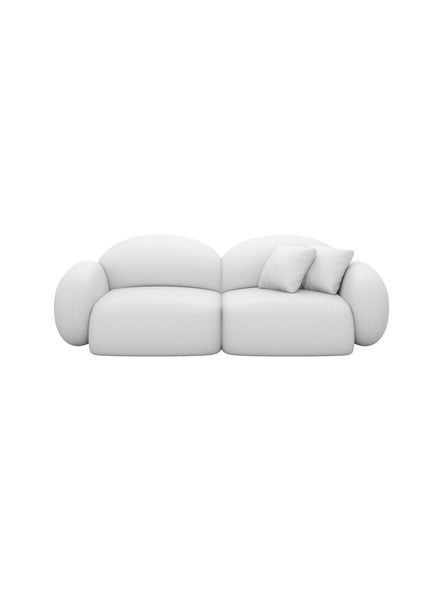 
3-Sitzer Design Echtleder Sofa „Varello“ - Echtleder Beige