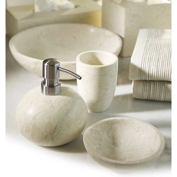 
Handgefertigter, luxuriöser Toilettenbürstenhalter „Luxor“ aus Marmor