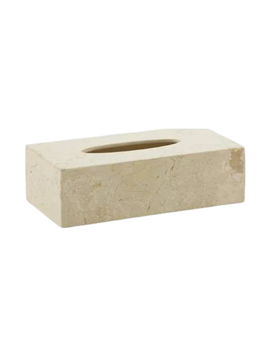 
Handgefertigte, luxuriöse Kosmetiktuchbox „Luxor“ aus Marmor
