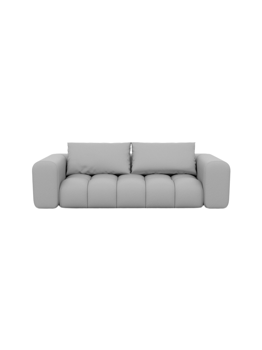 
3-Sitzer Design Echtleder Sofa „Velina“ - Echtleder Beige