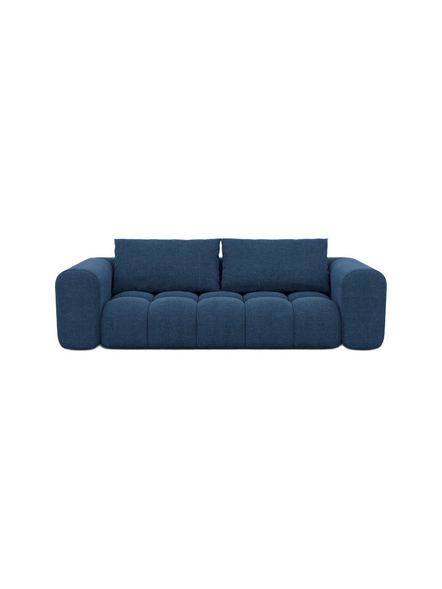 
3-Sitzer Design Sofa „Velina“ mit Strukturstoff-Bezug - Strukturstoff Anthrazit