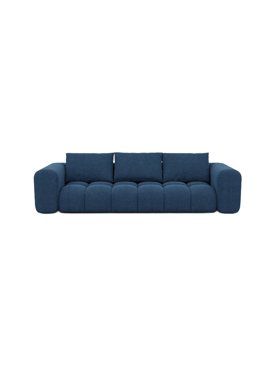 
4-Sitzer Design Sofa „Velina“ mit Strukturstoff-Bezug - Strukturstoff Anthrazit
