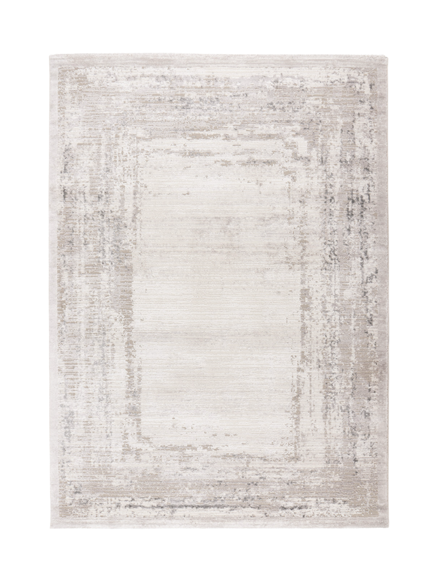 
Hochwertiger Designer Teppich „LYON 502“, Silver - 80 x 150 cm