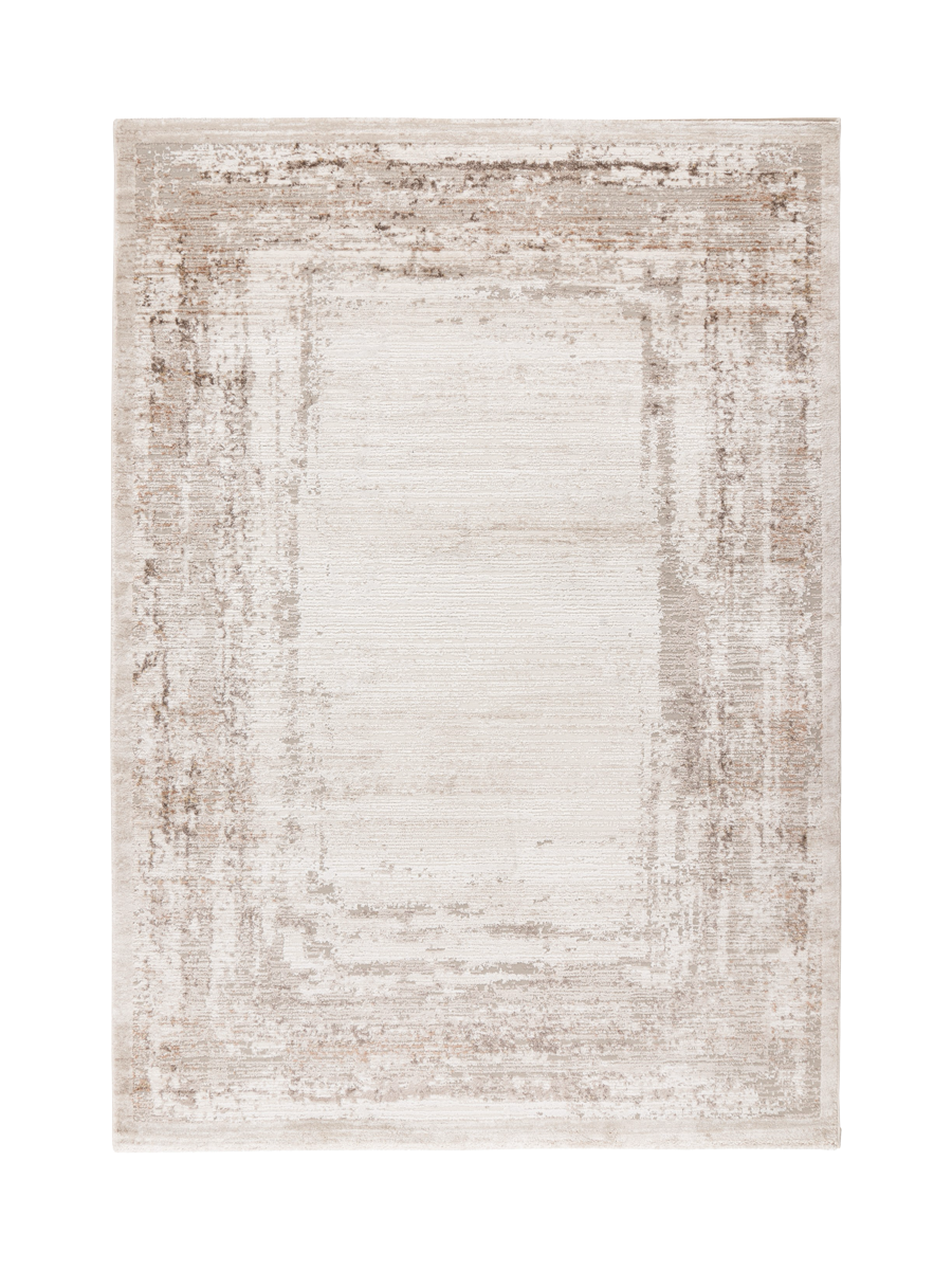 
Hochwertiger Designer Teppich „LYON 502“, Taupe - 80 x 150 cm