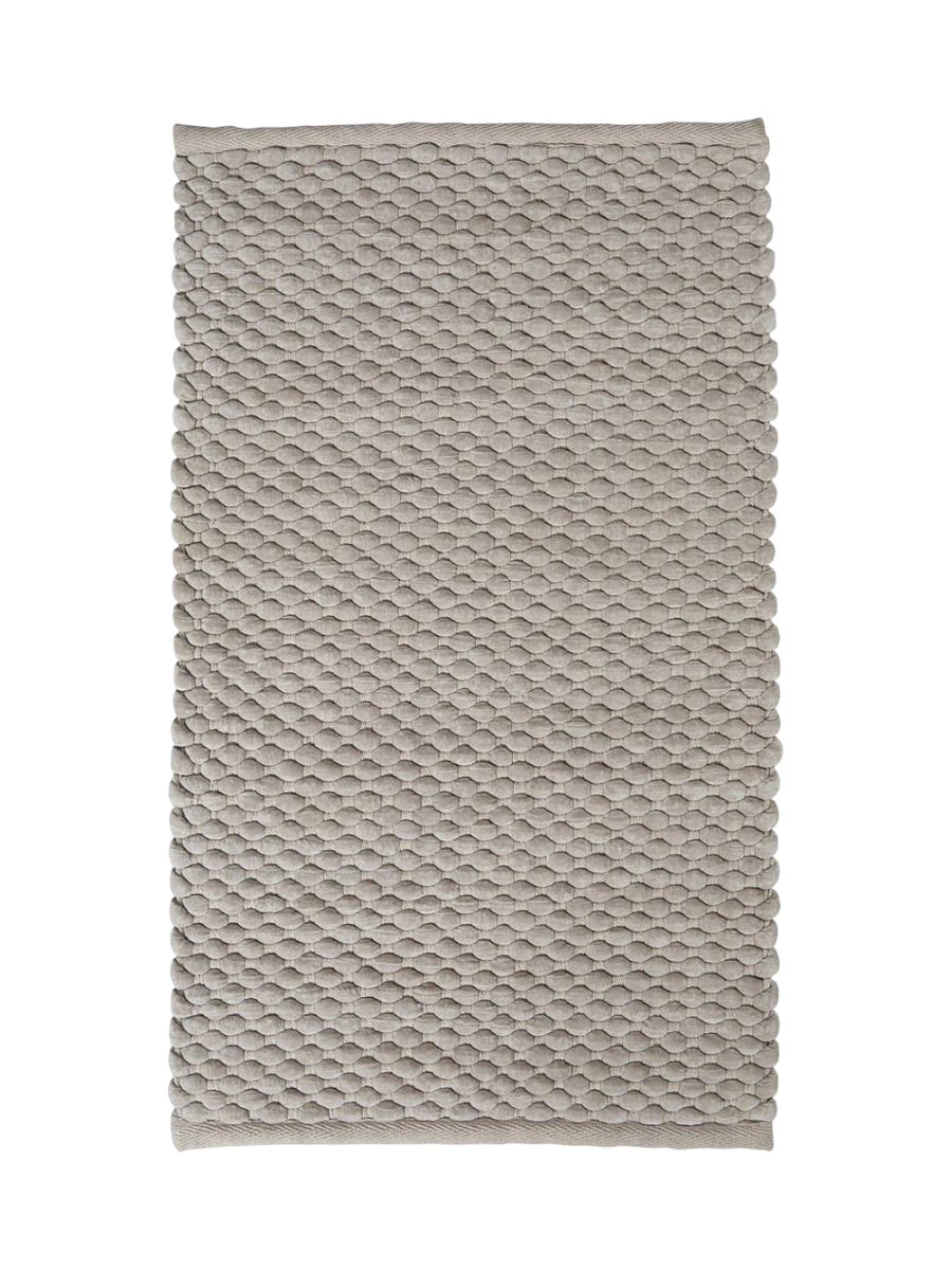 
Tapis de bain luxueux et fait main "Maks" - Truffe - 60 x 100 cm