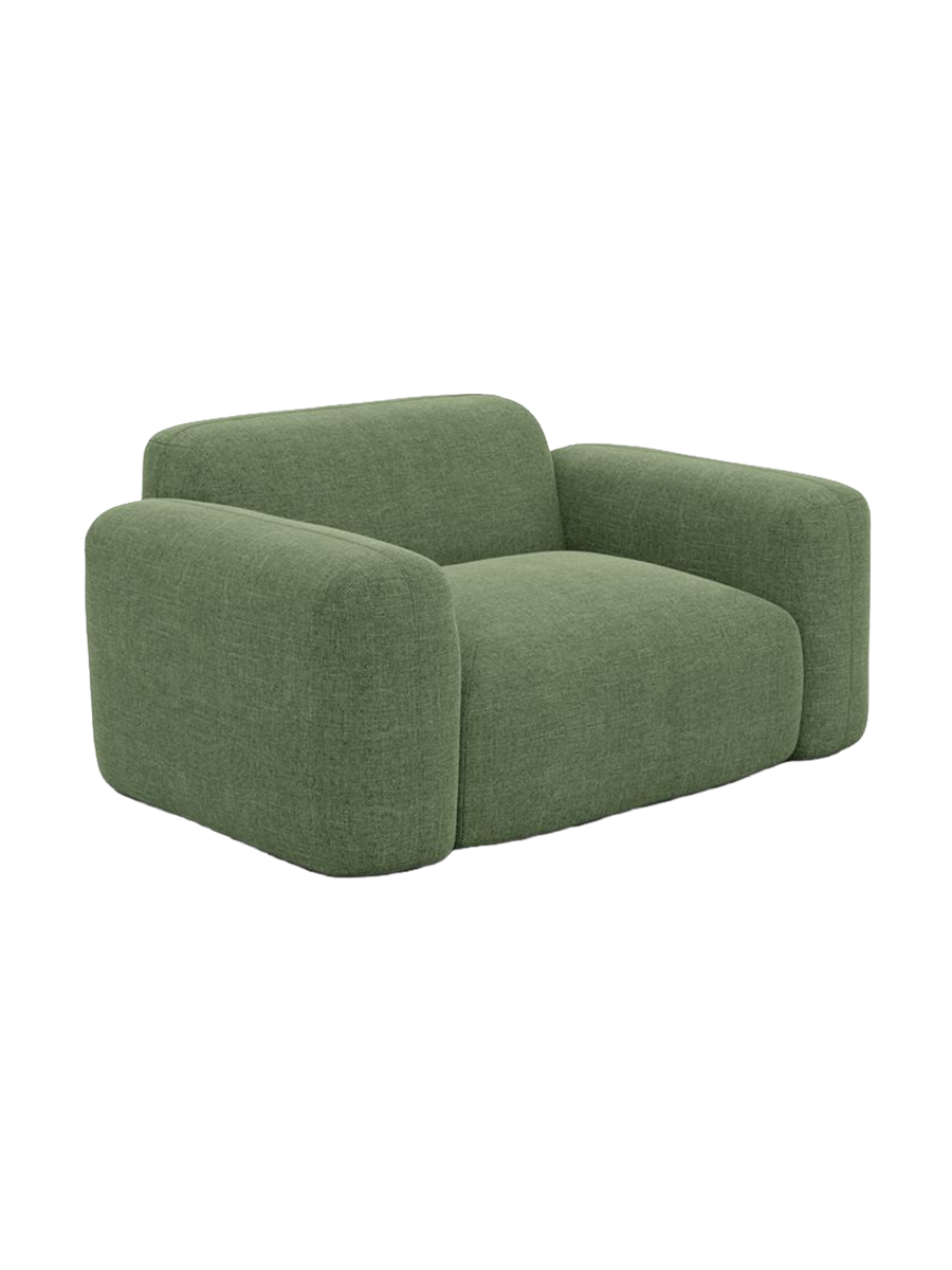 
Design Loungesessel „Aras“ mit Strukturstoff-Bezug - Strukturstoff Anthrazit