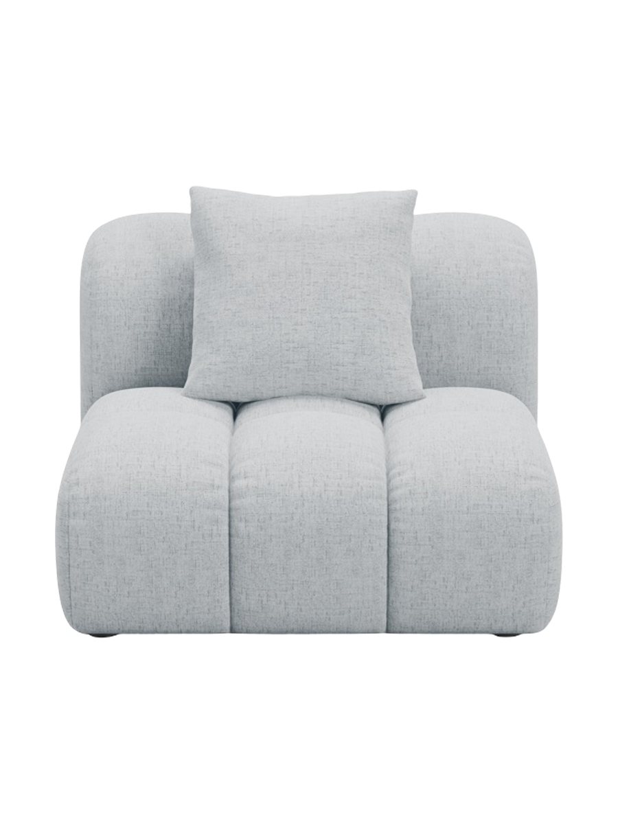 
"Arden" Design Seating Element - Structural Fabric Light Grey