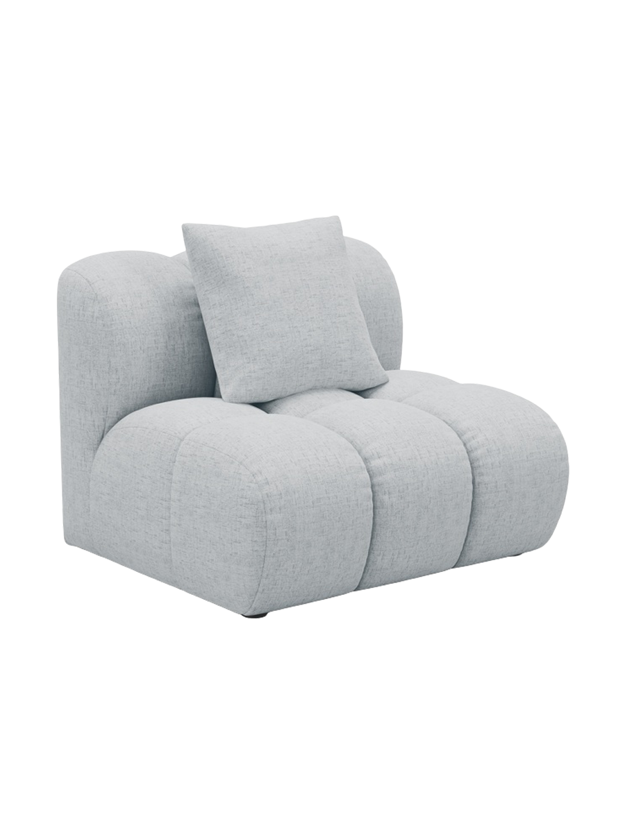 
"Arden" Design Seating Element - Structural Fabric Light Grey