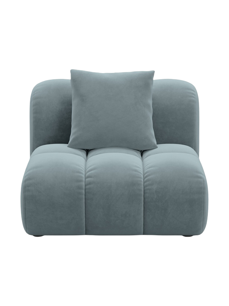 
"Arden" Design Seating Element - Velvet Light Blue