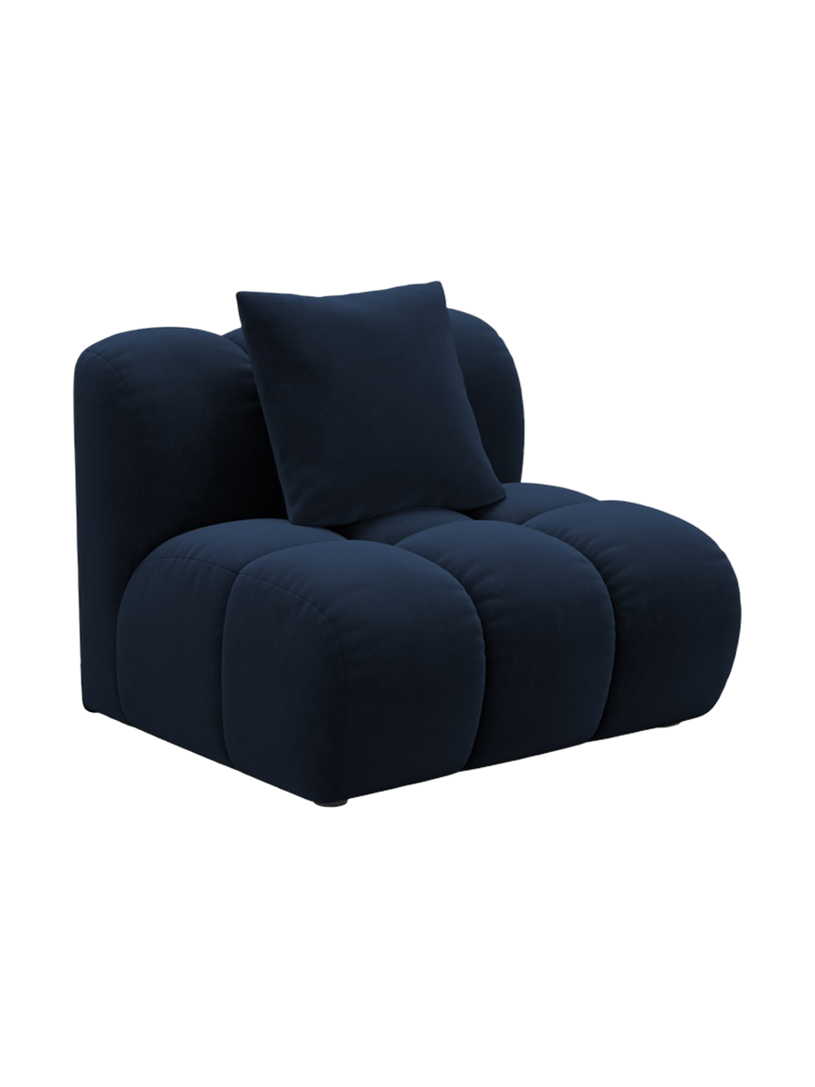
"Arden" Design Seating Element - Velvet Royal Blue
