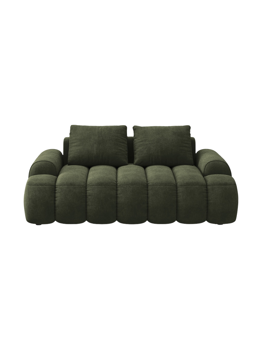 
2-Seater Designer Sofa "Kimi" - Velvet Green
