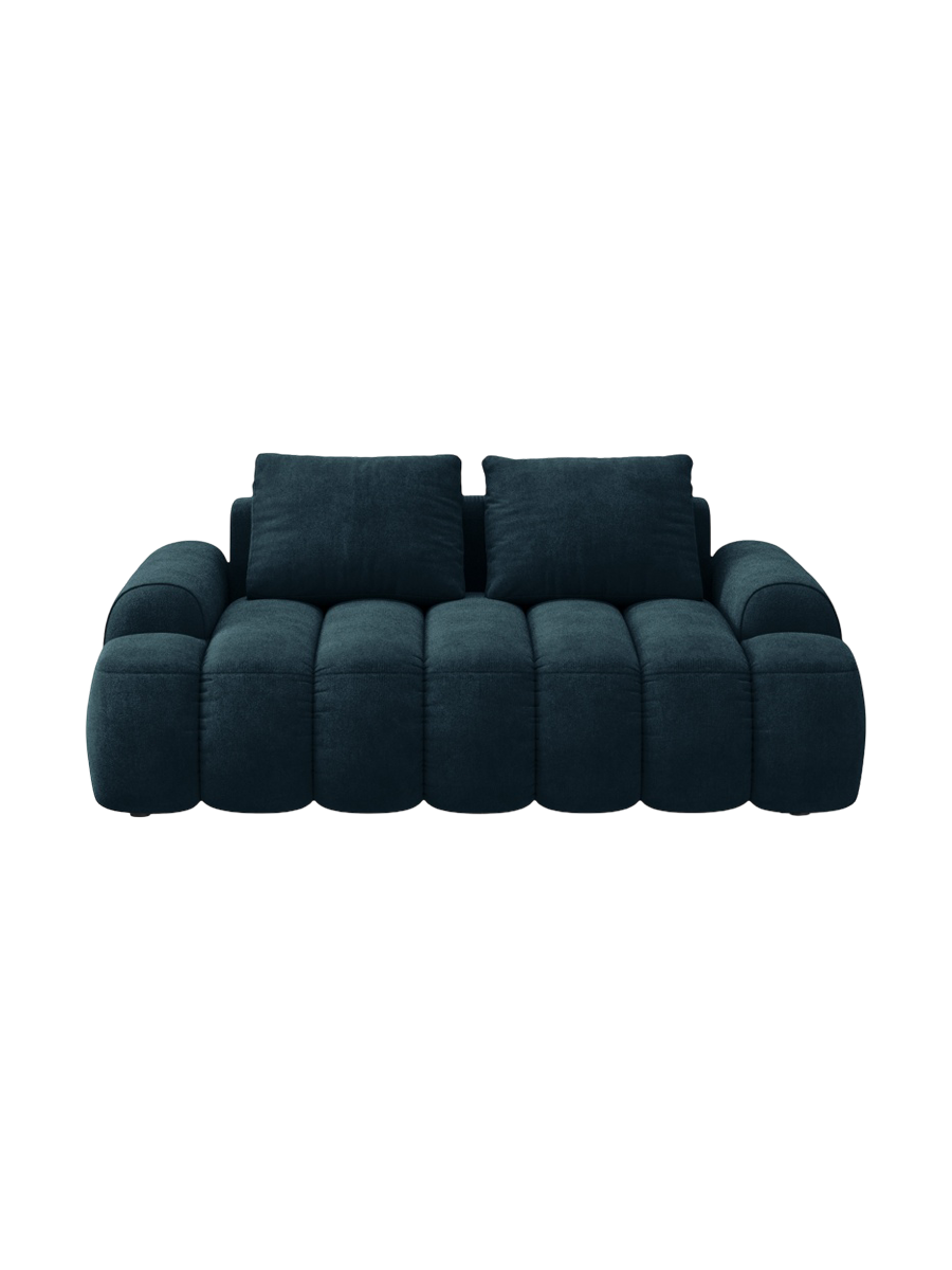 
2-Seater Designer Sofa "Kimi" - Velvet petrol dark
