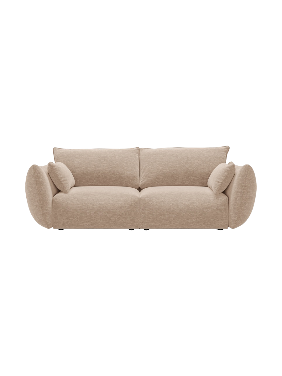 
Canapé design 2 places "Clau" - Chenille Beige