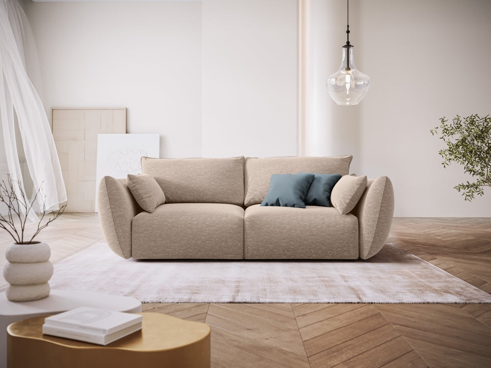 
Canapé design 2 places "Clau" - Chenille Beige