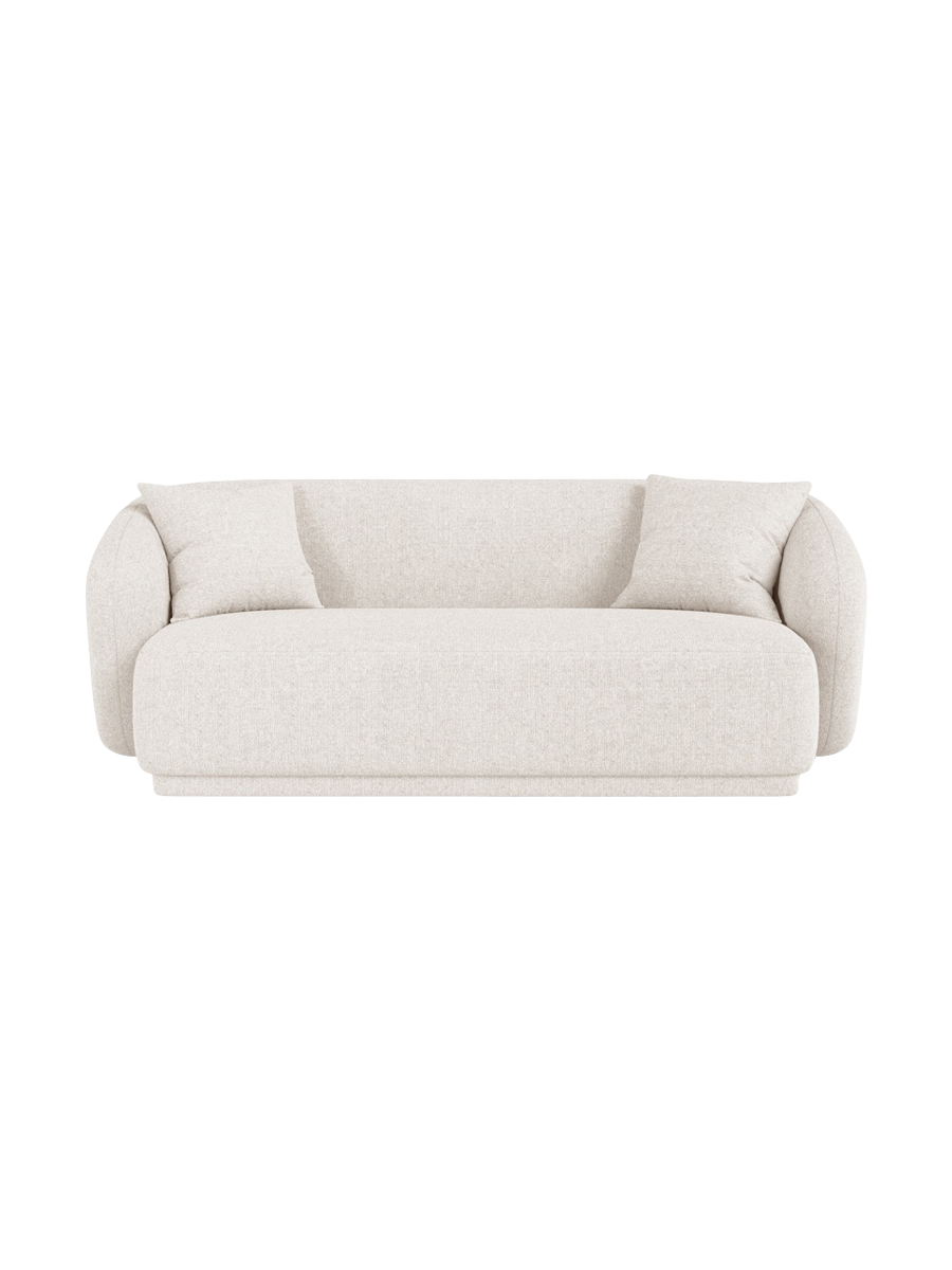 
Canapé design 2 places "Jane" - Chenille Beige Clair