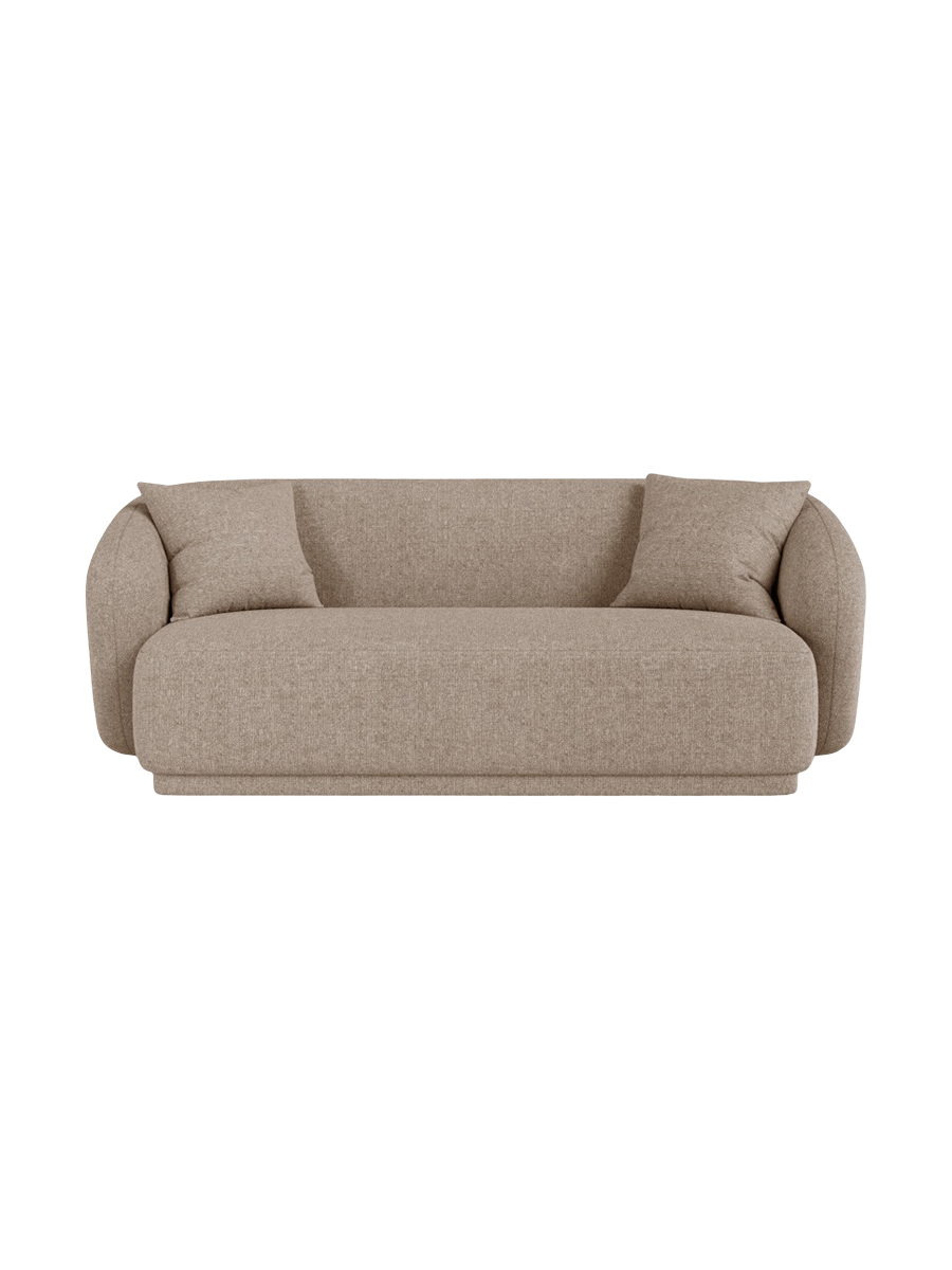 
Canapé design 2 places "Jane" - Chenille Cappuccino