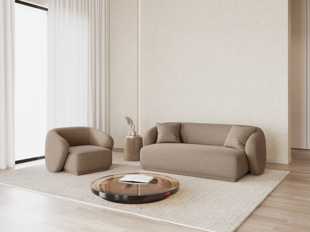 
Canapé design 2 places "Jane" - Chenille Cappuccino