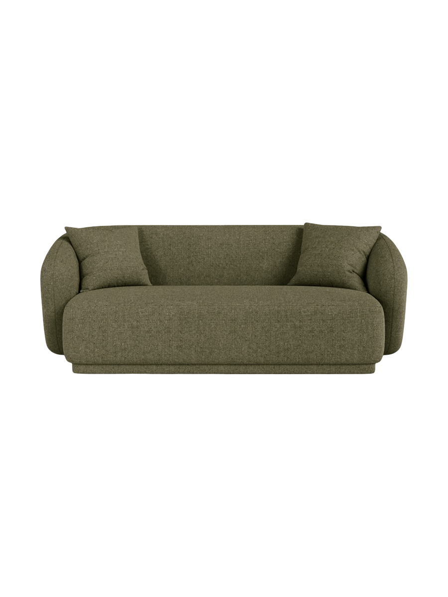 
Canapé design 2 places "Jane" - Chenille vert