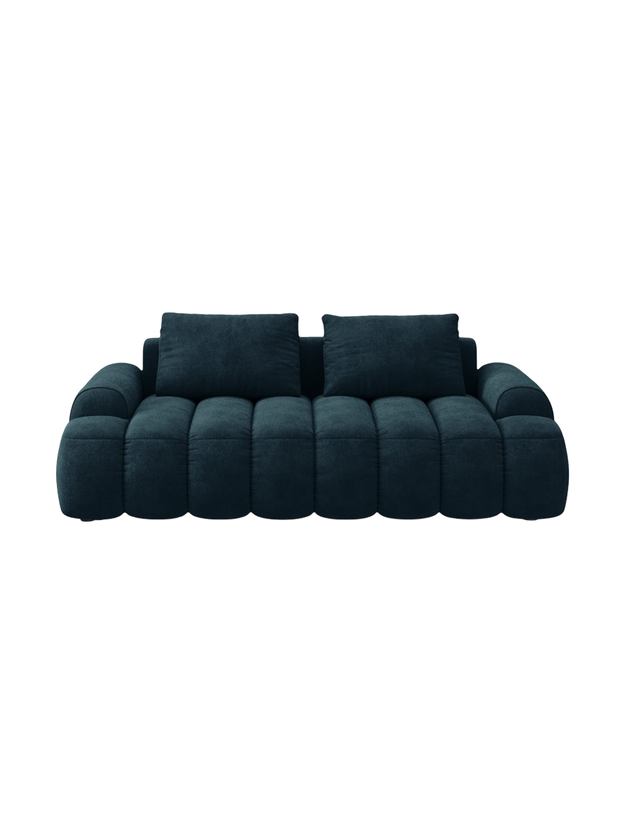 
3-seater designer sofa "Kimi" - Velvet dark petrol