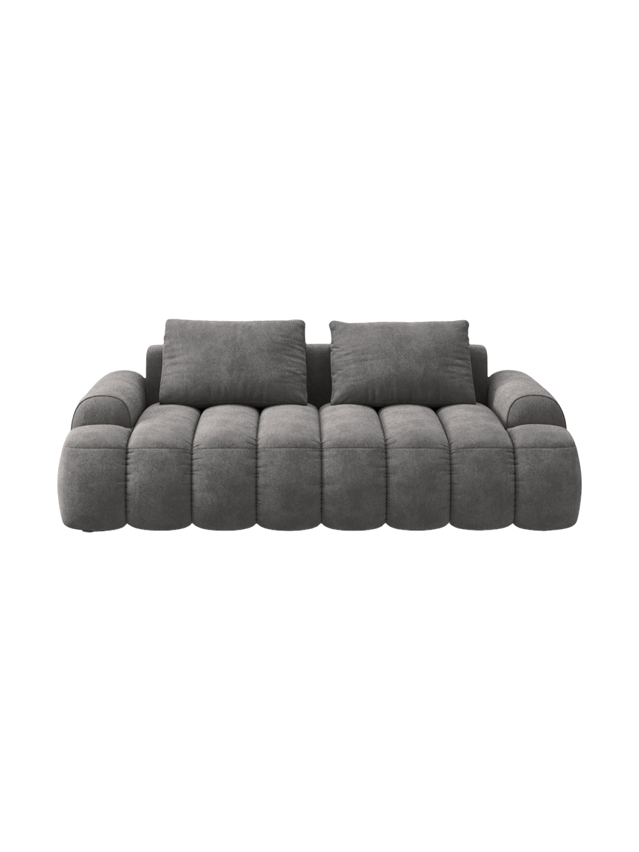 
3-seater designer sofa "Kimi" - Velvet Grey