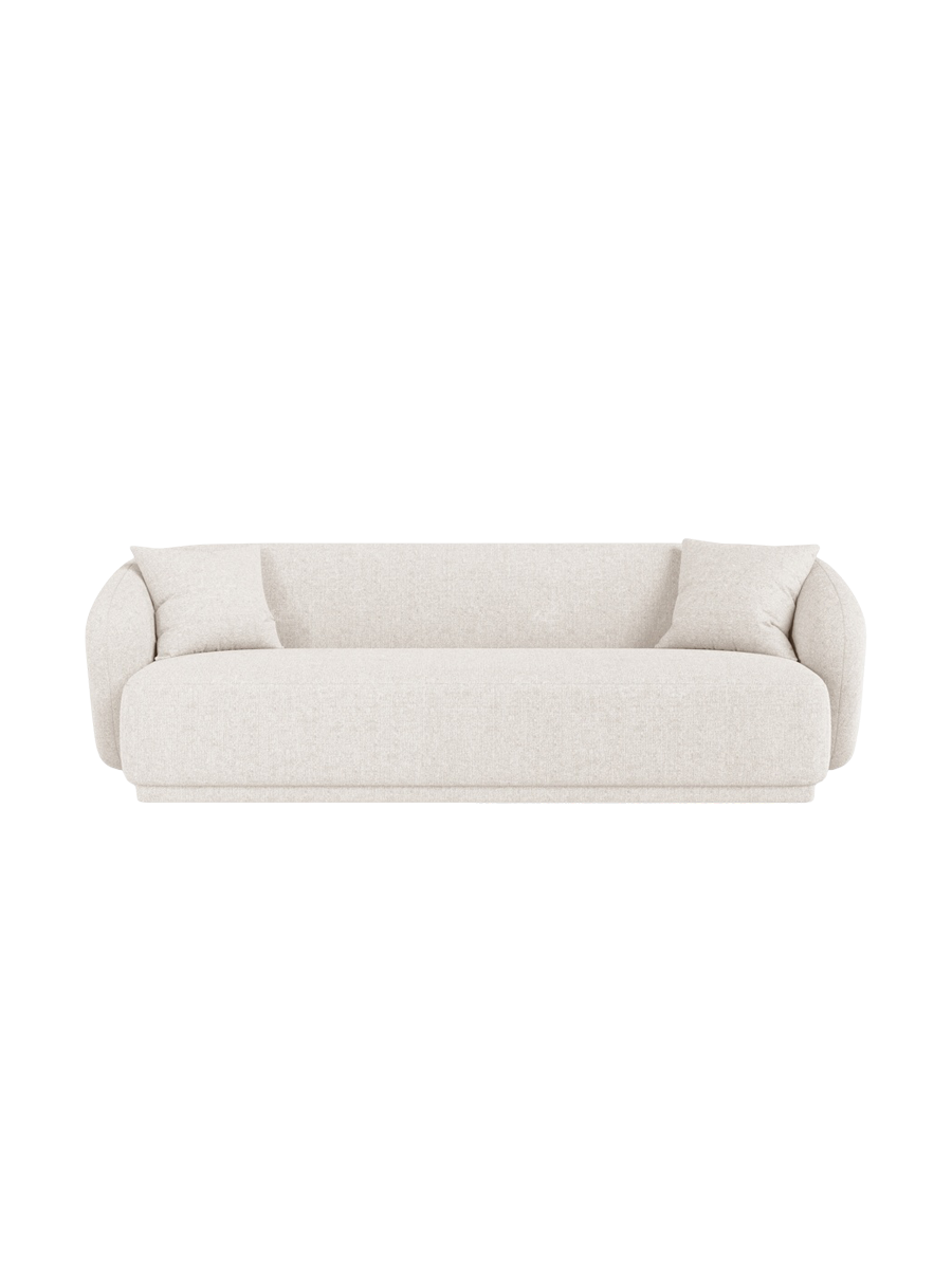 
Canapé design 3 places "Jane" - Chenille Beige Clair