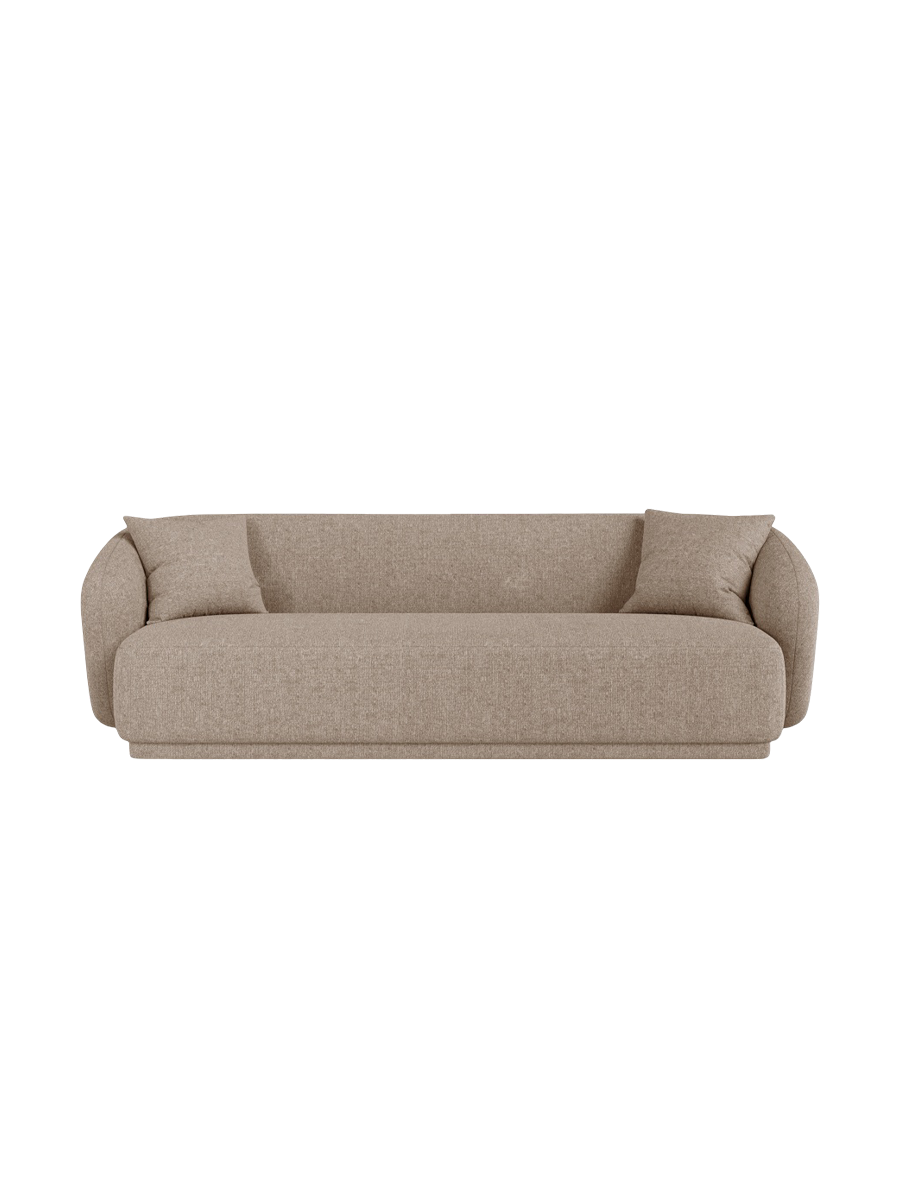 
Canapé design 3 places "Jane" - Chenille Cappuccino
