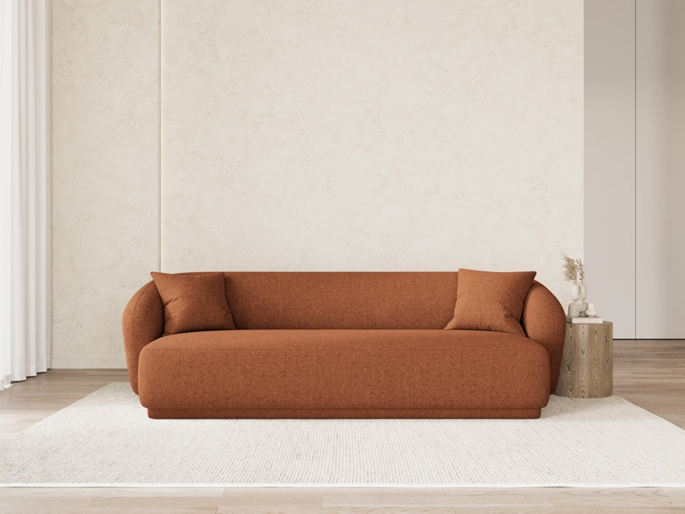
Canapé design 3 places "Jane" - Brique chenille