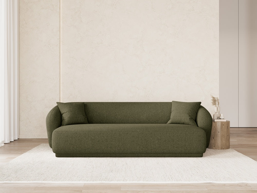 
Canapé design 3 places "Jane" - Chenille vert