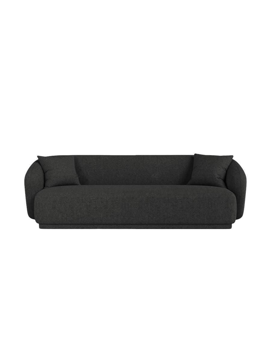 
Canapé design 3 places "Jane" - Chenille anthracite