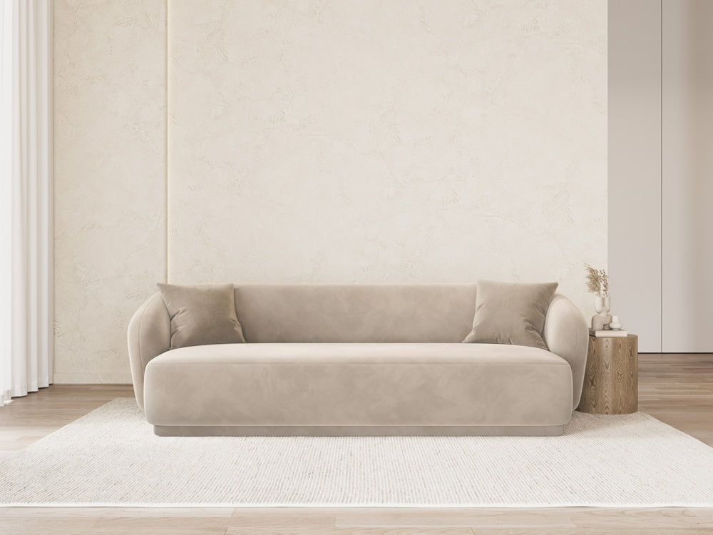 
Canapé design 3 places "Jane" - Velours Beige