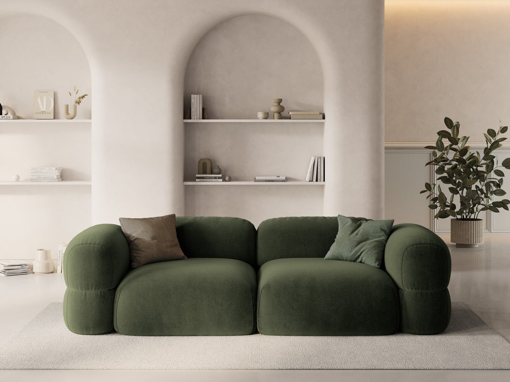 
4-Sitzer Design Sofa "Lony" - Samt Grün
