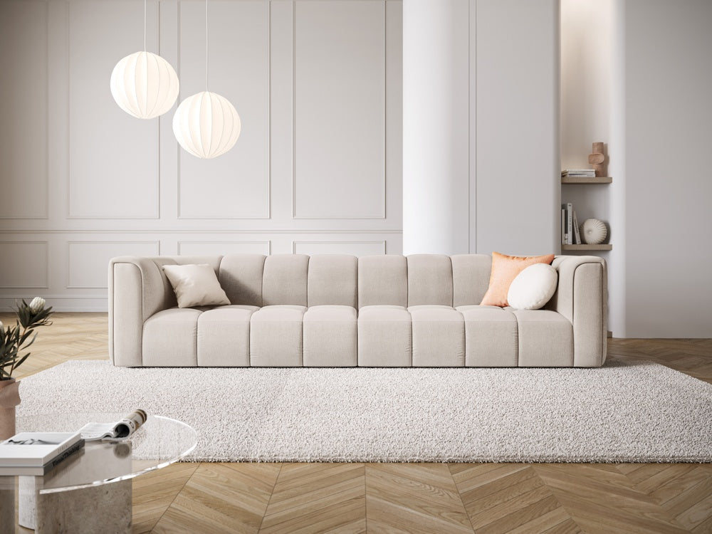 
4-Sitzer Design Sofa "Adams" - Chenille Beige