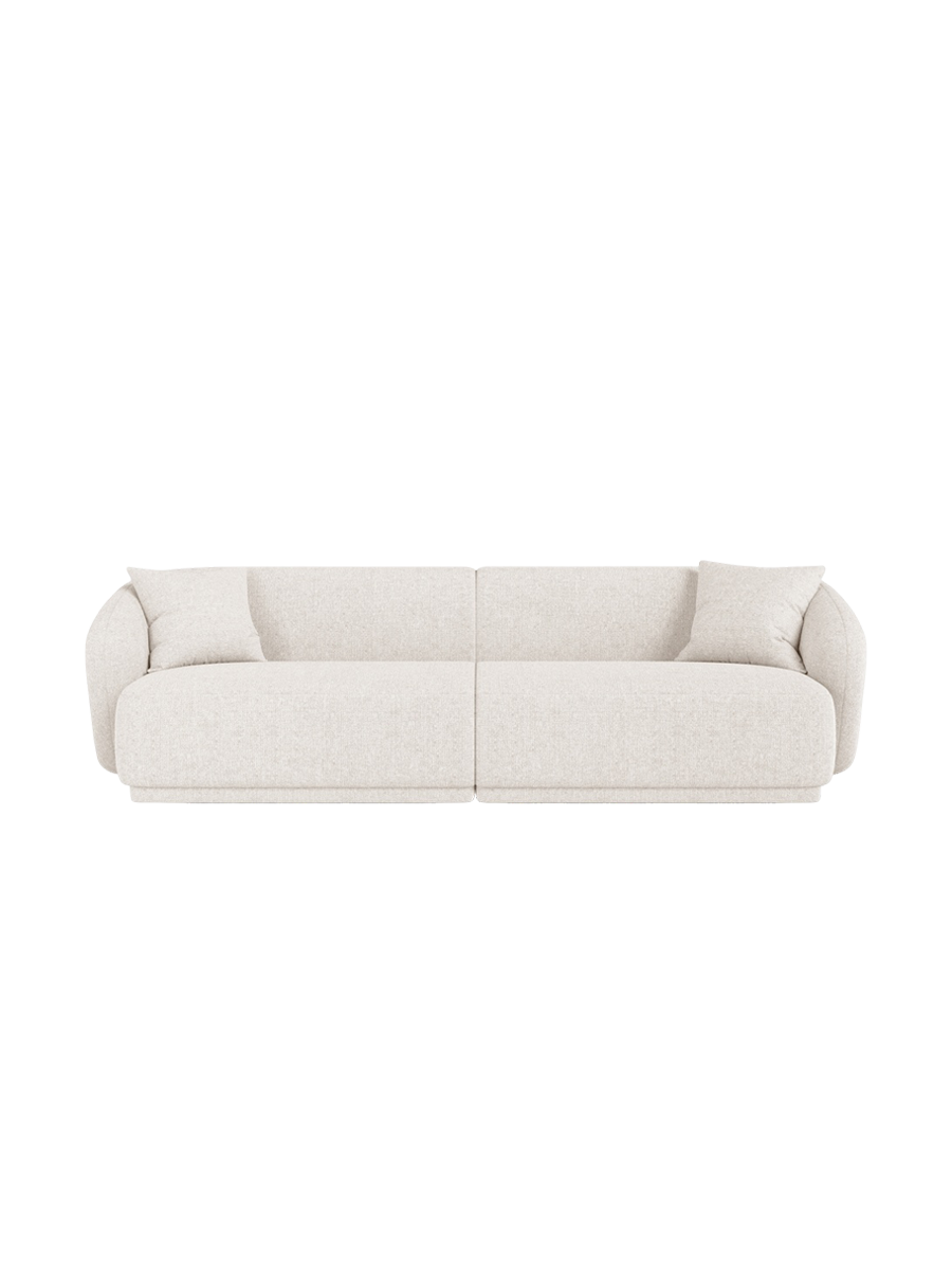 
Canapé design 4 places "Jane" - Chenille Beige Clair